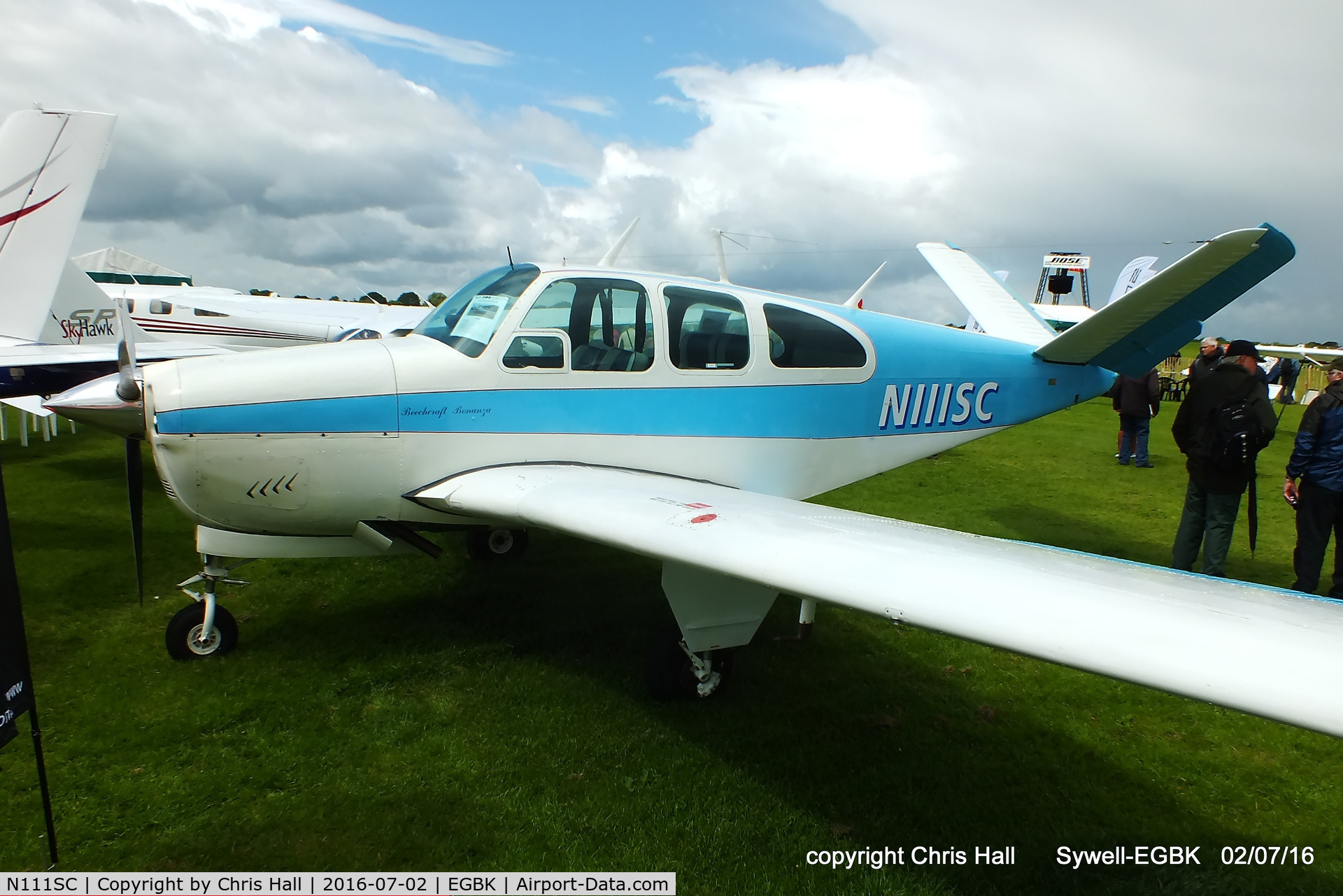 N111SC, 1961 Beech N35 Bonanza C/N D-6795, at Aeroexpo 2016