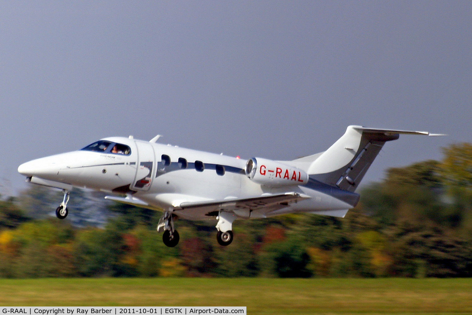 G-RAAL, 2010 Embraer EMB-500 Phenom 100 C/N 50000151, Embraer EMB-500 Phenom 100 [50000151] (Flairjet) Oxford-Kidlington~G 01/10/2011
