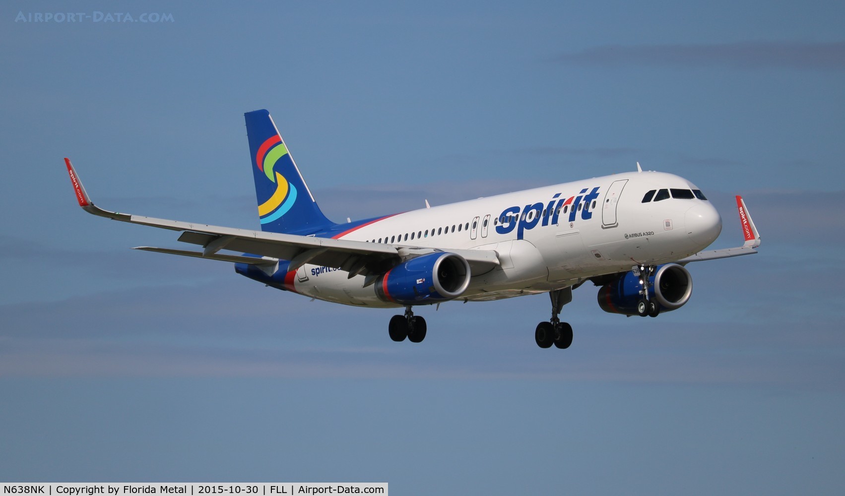 N638NK, 2015 Airbus A320-232 C/N 6463, Spirit