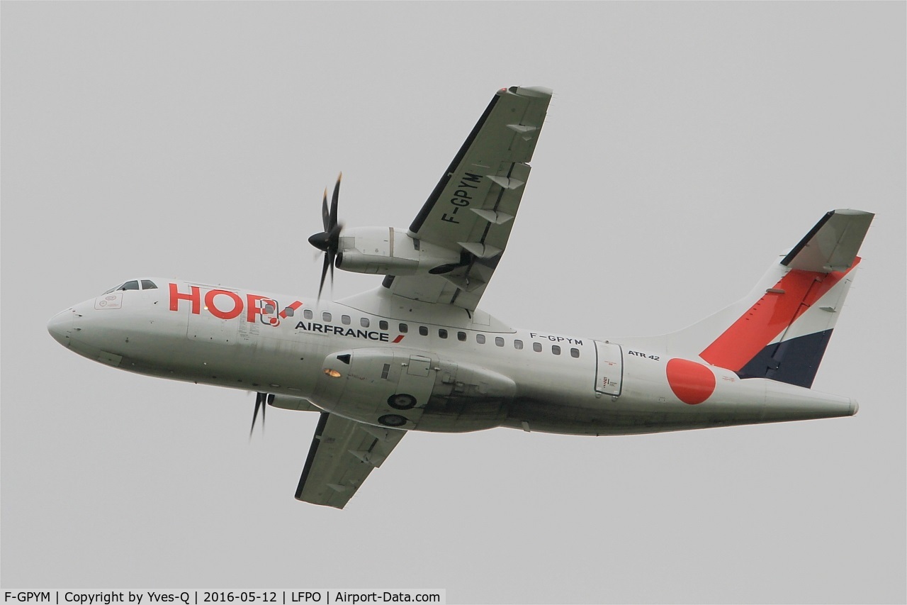 F-GPYM, 1997 ATR 42-500 C/N 520, ATR 42-500, Take off Rwy 24, Paris-Orly Airport (LFPO-ORY)