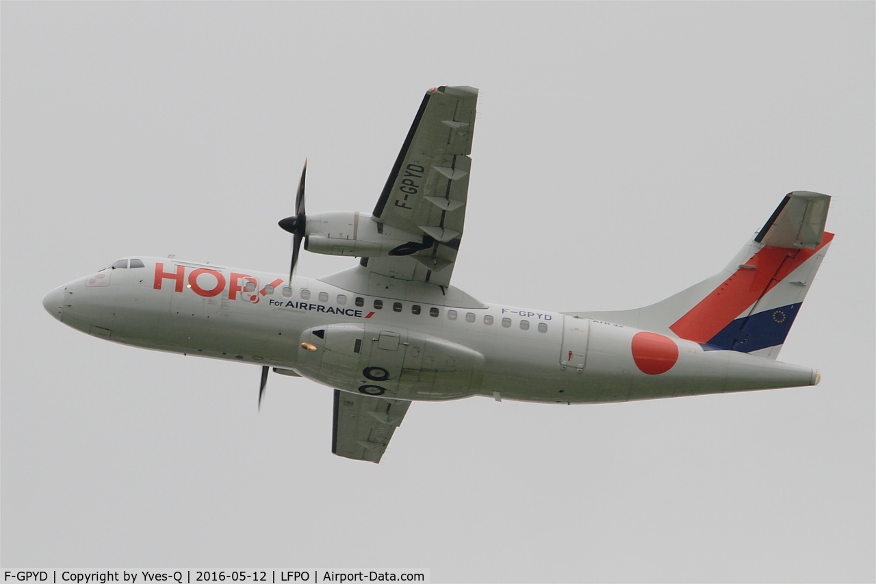 F-GPYD, 1996 ATR 42-500 C/N 490, ATR 42-500, Take off Rwy 24, Paris-Orly Airport (LFPO-ORY)