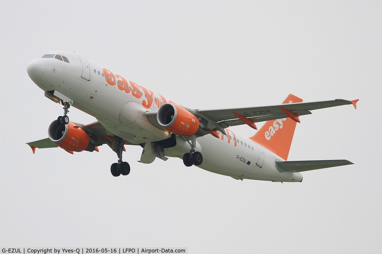 G-EZUL, 2012 Airbus A320-214 C/N 5019, Airbus A320-214, Take off rwy 24, Paris-Orly airport (LFPO-ORY)
