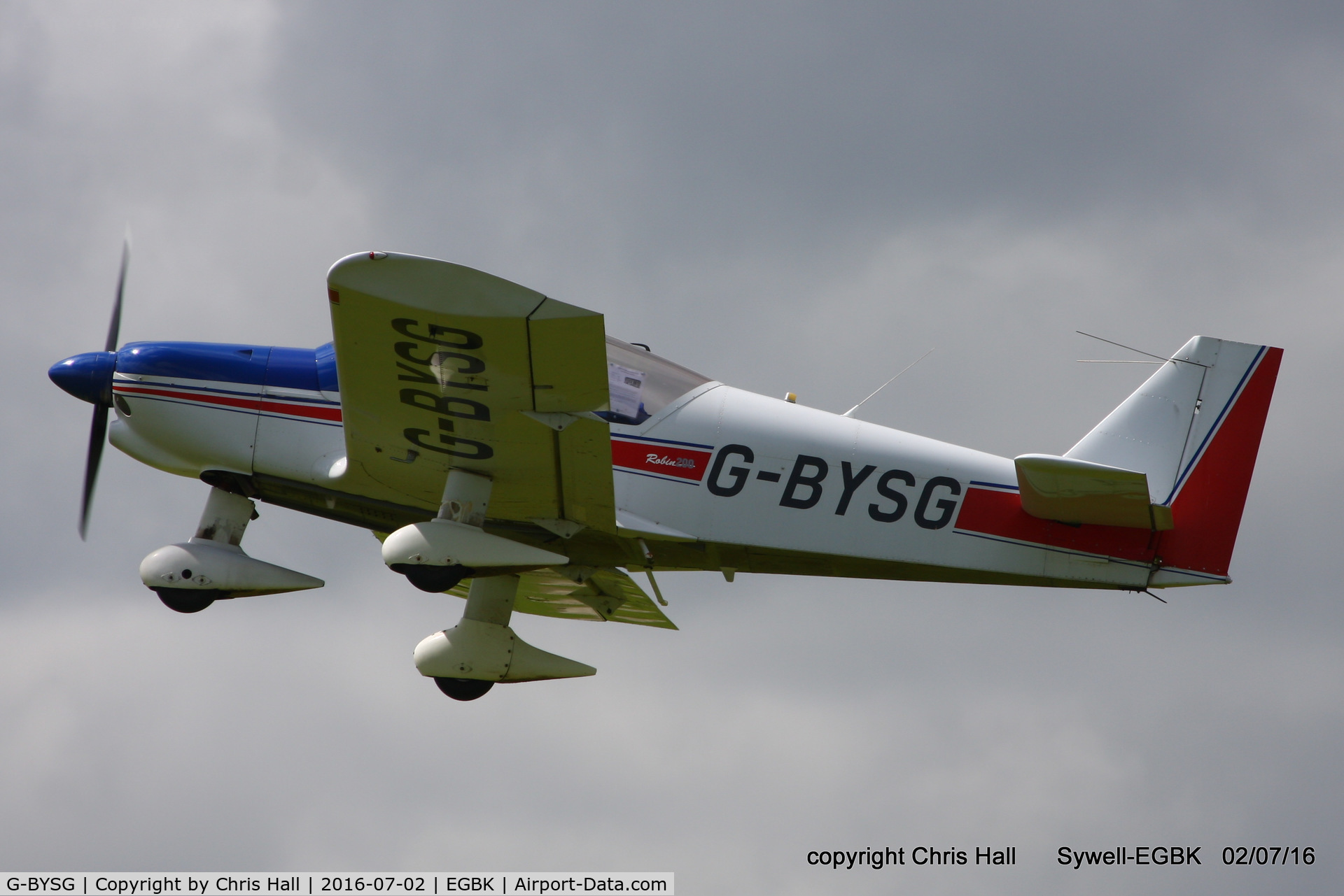 G-BYSG, 1999 Robin HR-200-120B C/N 339, at Aeroexpo 2016