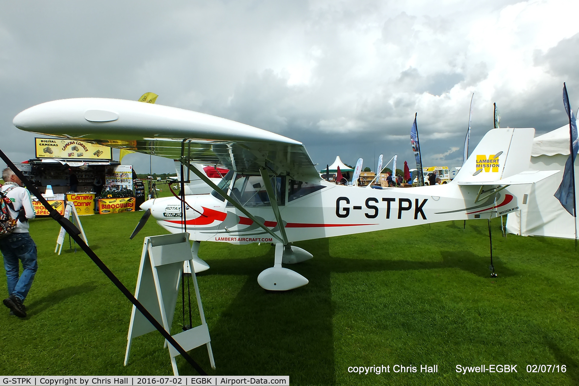 G-STPK, 2012 Lambert Mission M108 C/N LAA 370-15092, at Aeroexpo 2016