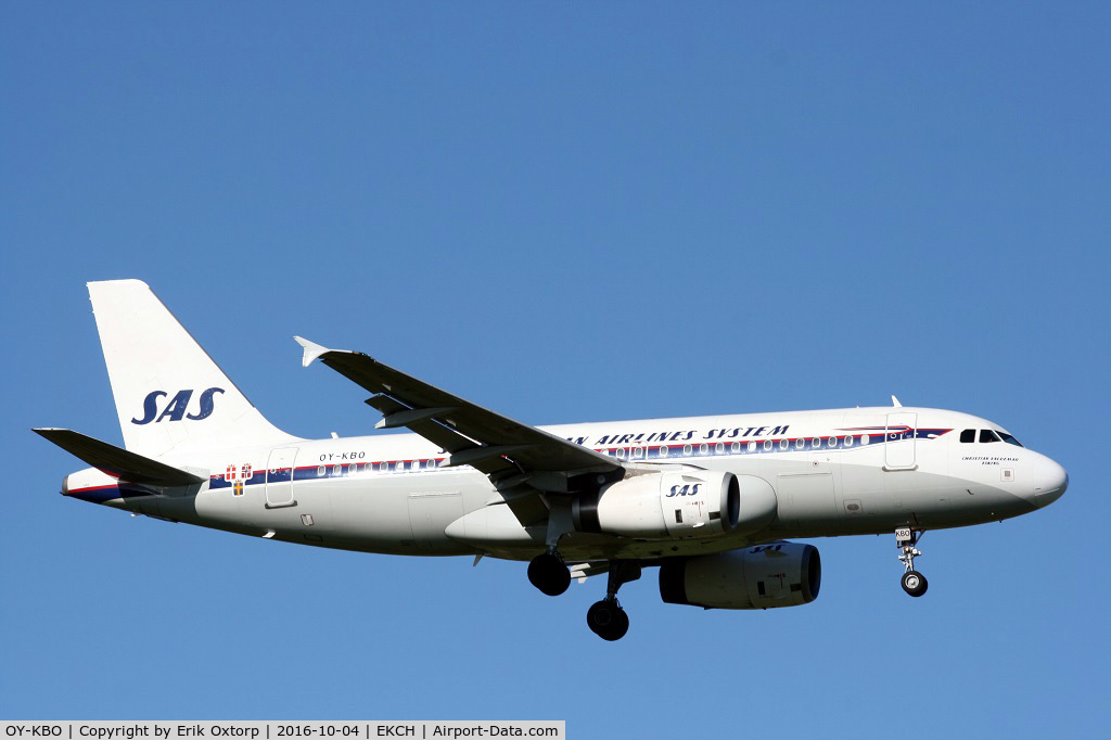 OY-KBO, 2006 Airbus A319-131 C/N 2850, OY-KBO landing rw 04L