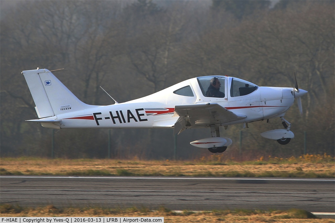 F-HIAE, Tecnam P-2002JF Sierra C/N Not found F-HIAE, Tecnam P-2002JF Sierra, Landing rwy 07R, Brest-Bretagne Airport (LFRB-BES)