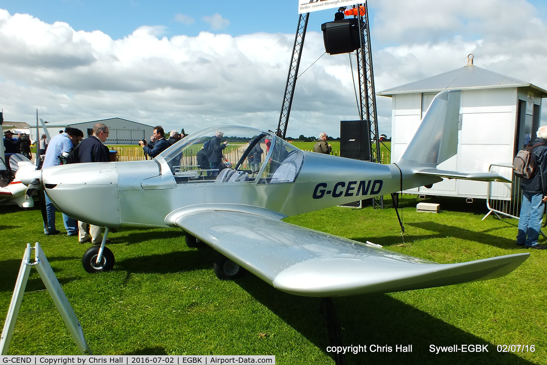 G-CEND, 2007 Cosmik EV-97 TeamEurostar UK C/N 2916, at Aeroexpo 2016
