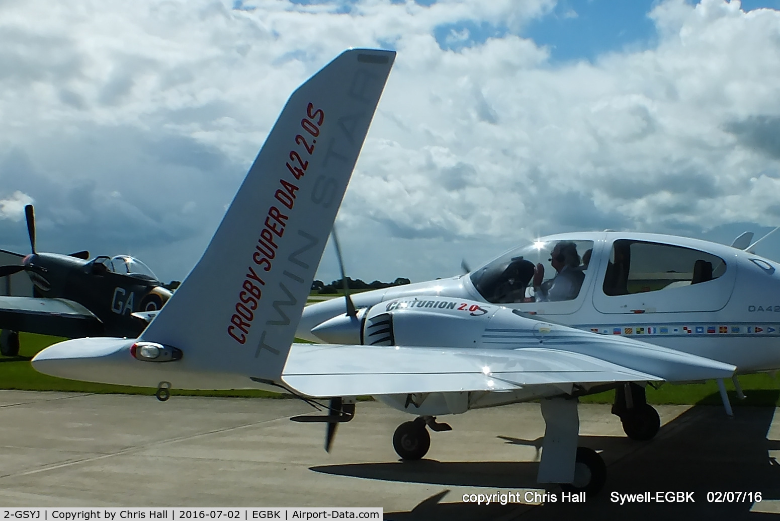2-GSYJ, 2006 Diamond DA-42 Twin Star C/N 42.135, at Aeroexpo 2016