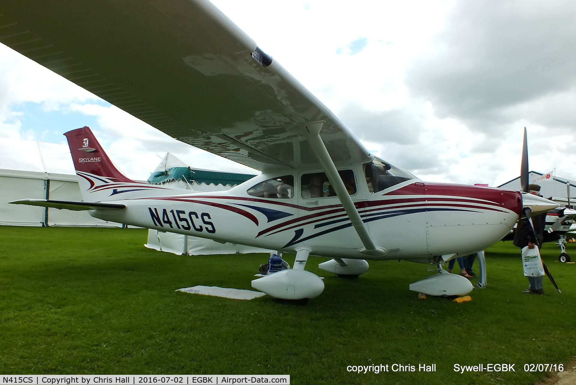 N415CS, 2016 Cessna 182T Skylane Skylane C/N 18282425, at Aeroexpo 2016