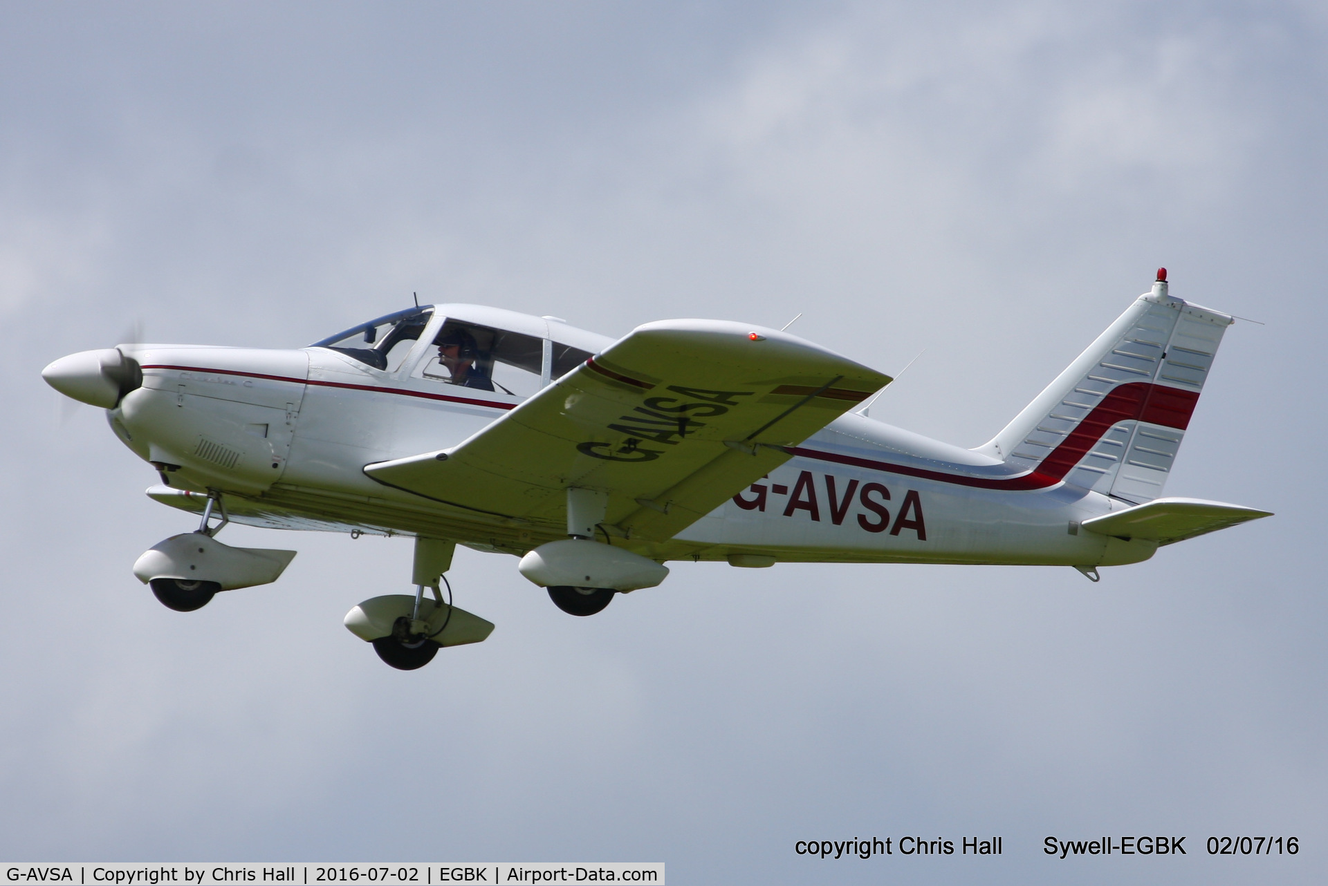 G-AVSA, 1967 Piper PA-28-180 Cherokee C/N 28-4184, at Aeroexpo 2016