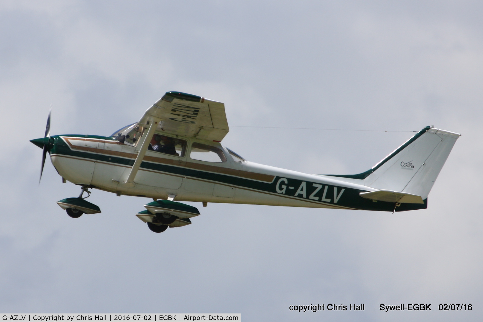 G-AZLV, 1969 Cessna 172K Skyhawk C/N 17257908, at Aeroexpo 2016