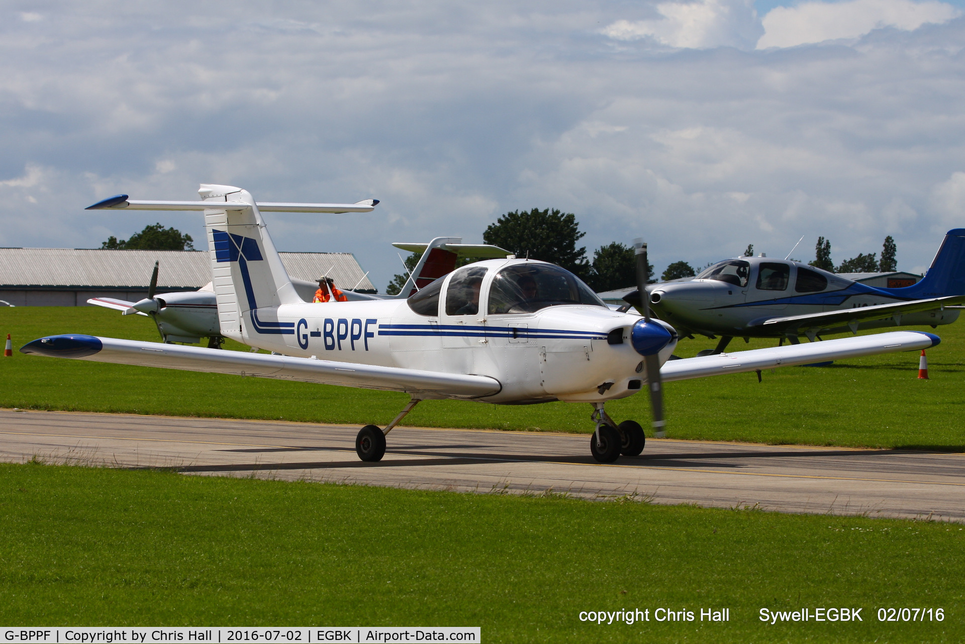 G-BPPF, 1979 Piper PA-38-112 Tomahawk Tomahawk C/N 38-79A0578, at Aeroexpo 2016