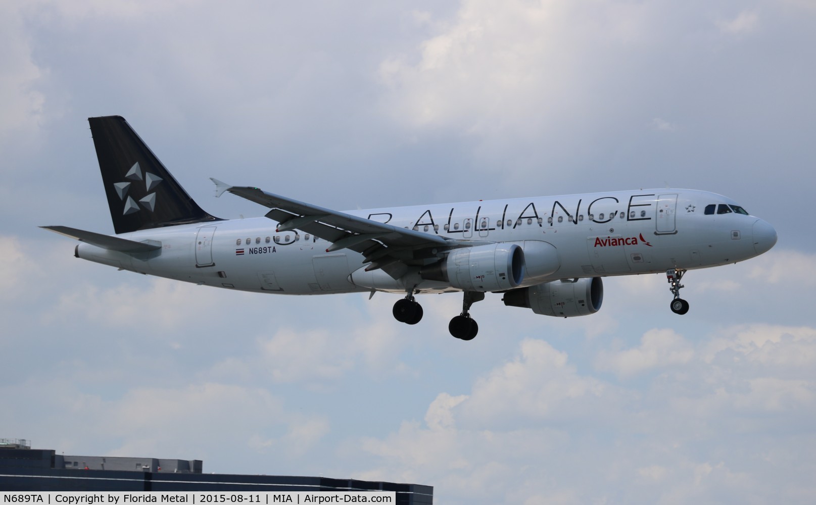 N689TA, 2012 Airbus A320-214 C/N 5333, Avianca Star Alliance