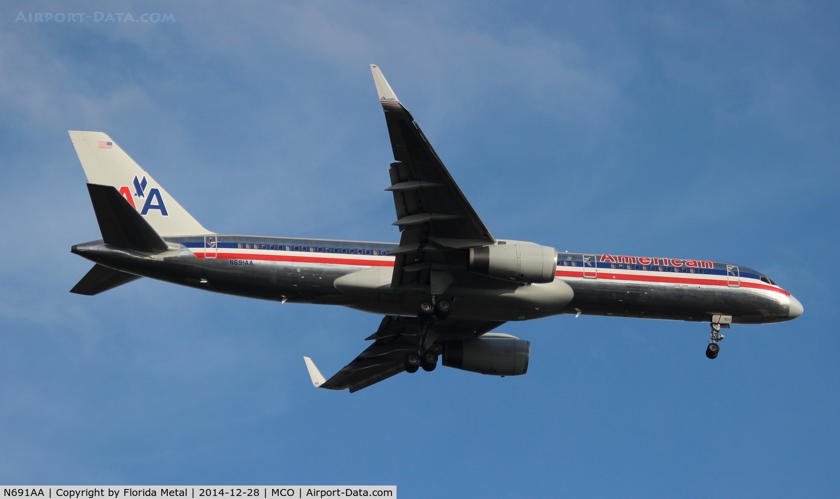 N691AA, 1993 Boeing 757-223 C/N 25697, American