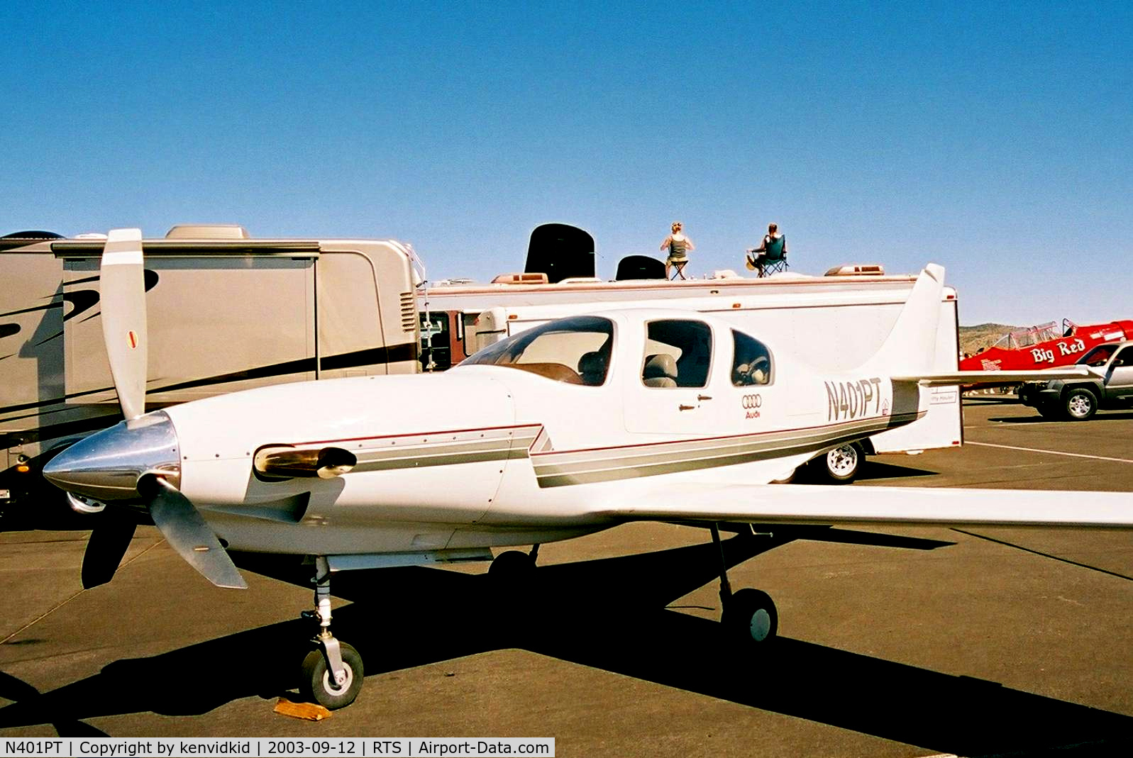 N401PT, 2002 Lancair IV-P C/N LIV-408, At the 2003 Reno Air Races.