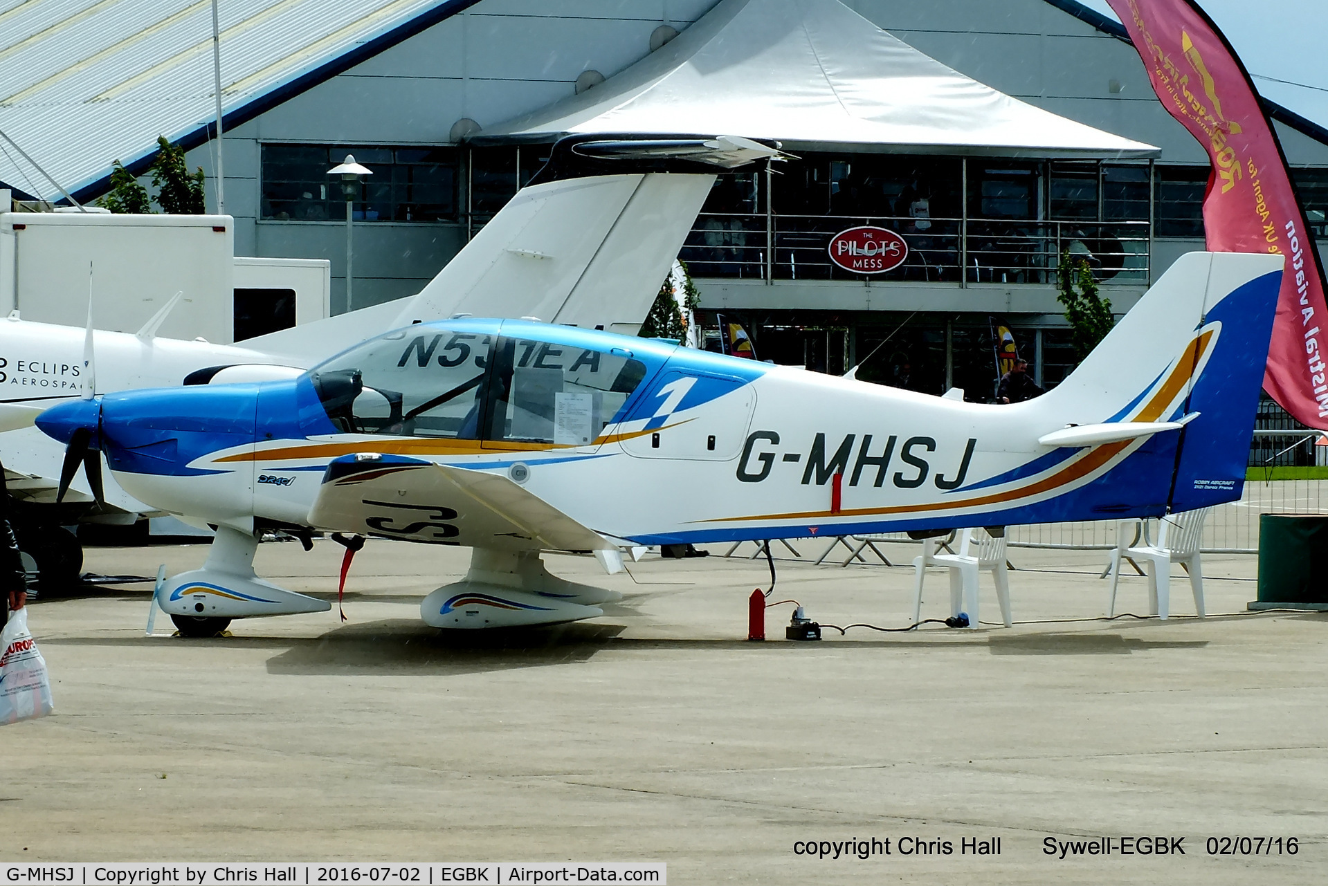 G-MHSJ, 2015 Robin DR-400-140B Major C/N 2682, at Aeroexpo 2016