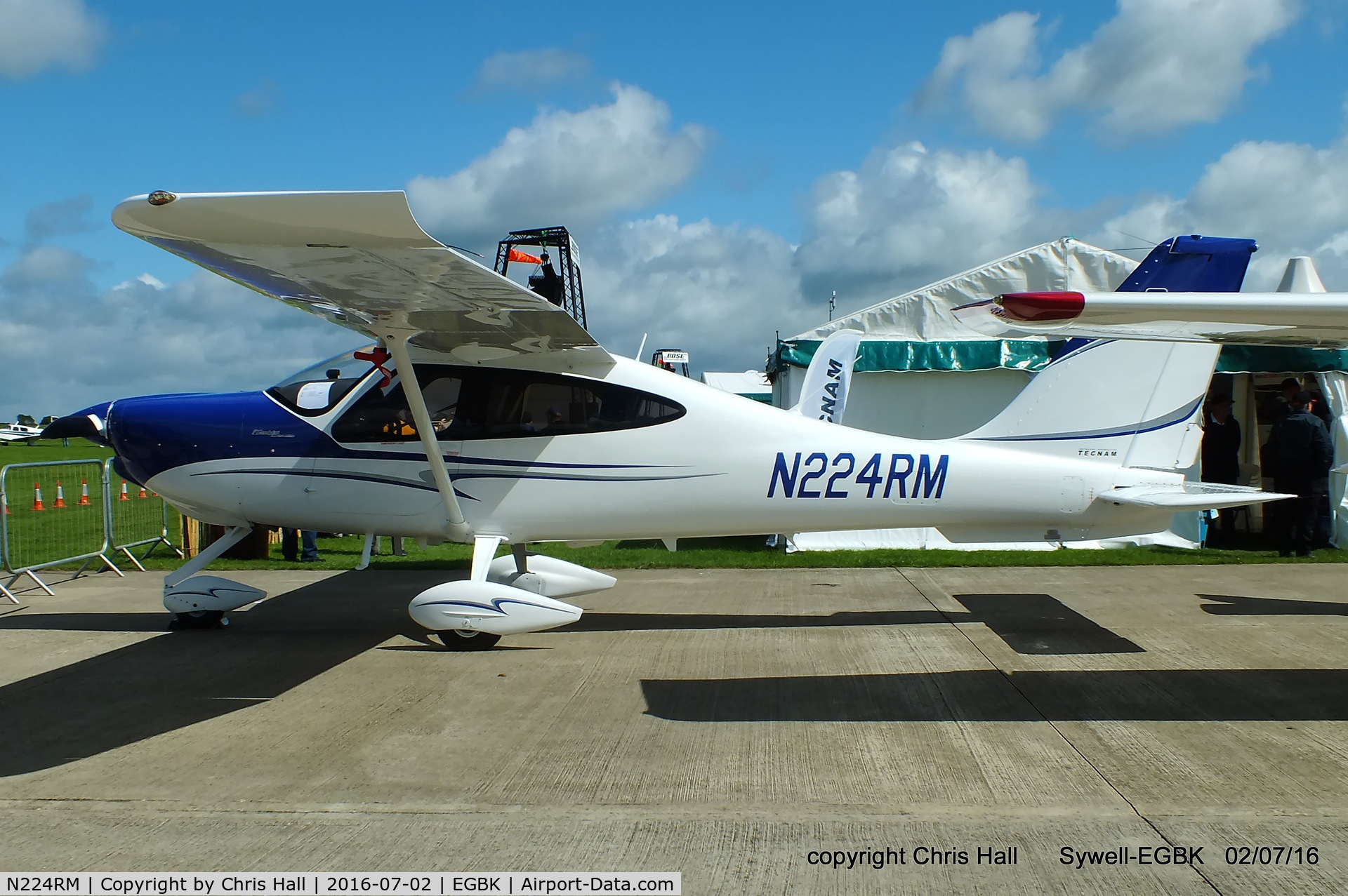 N224RM, 2016 Tecnam P-2010 C/N 031/US, at Aeroexpo 2016