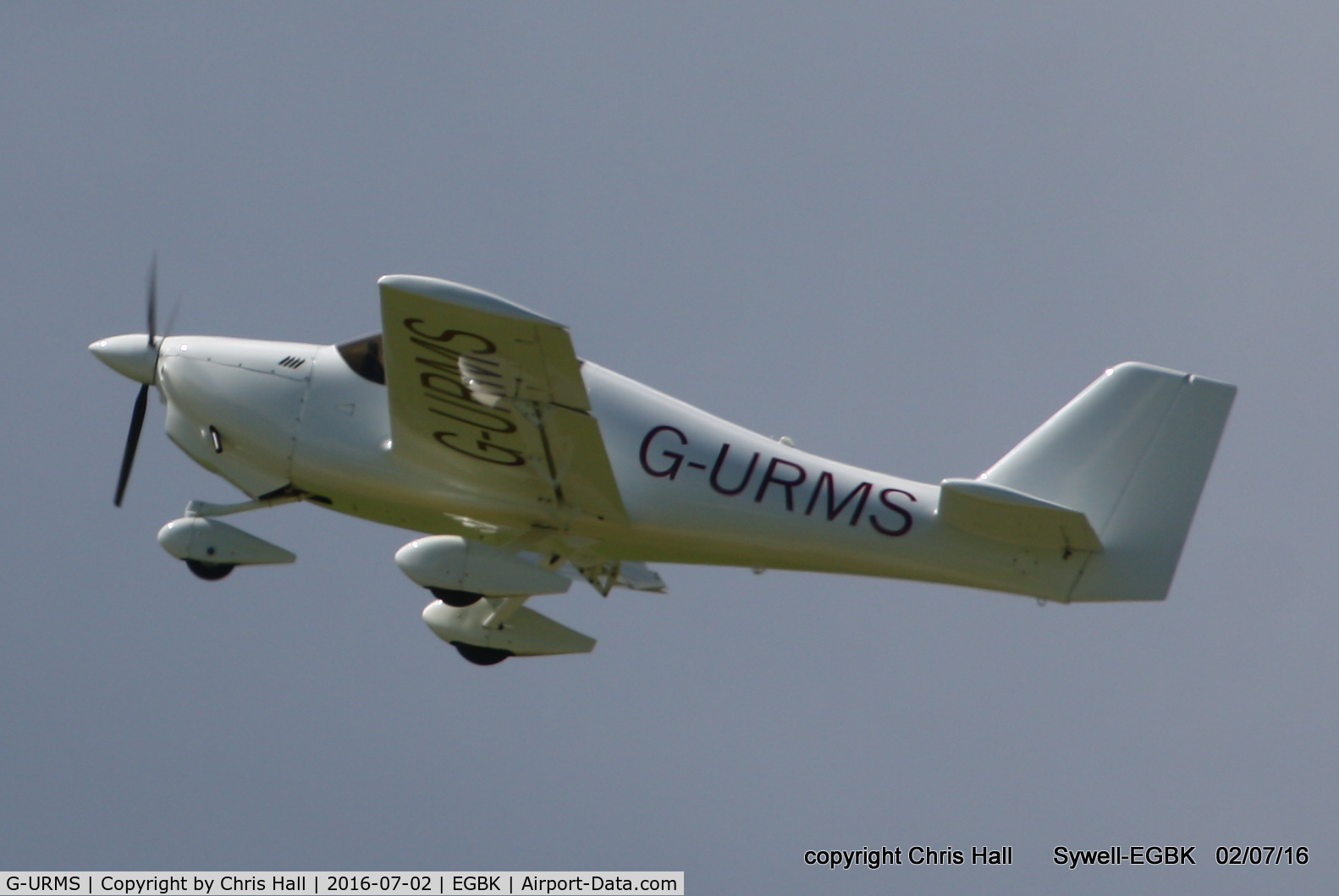 G-URMS, 2005 Europa Tri Gear C/N PFA 247-12922, at Aeroexpo 2016