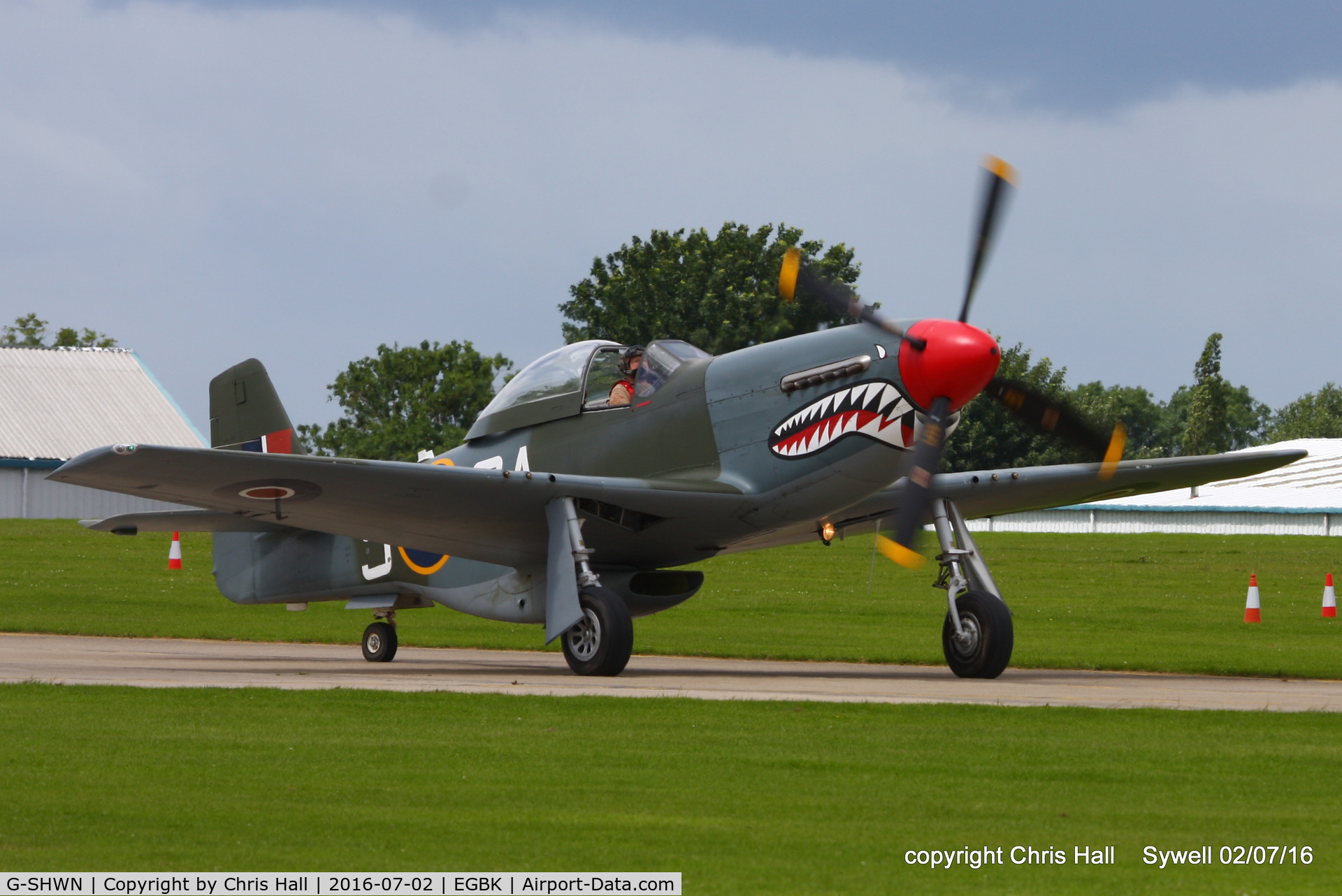 G-SHWN, 1944 North American P-51D Mustang C/N 122-40417, at Aeroexpo 2016