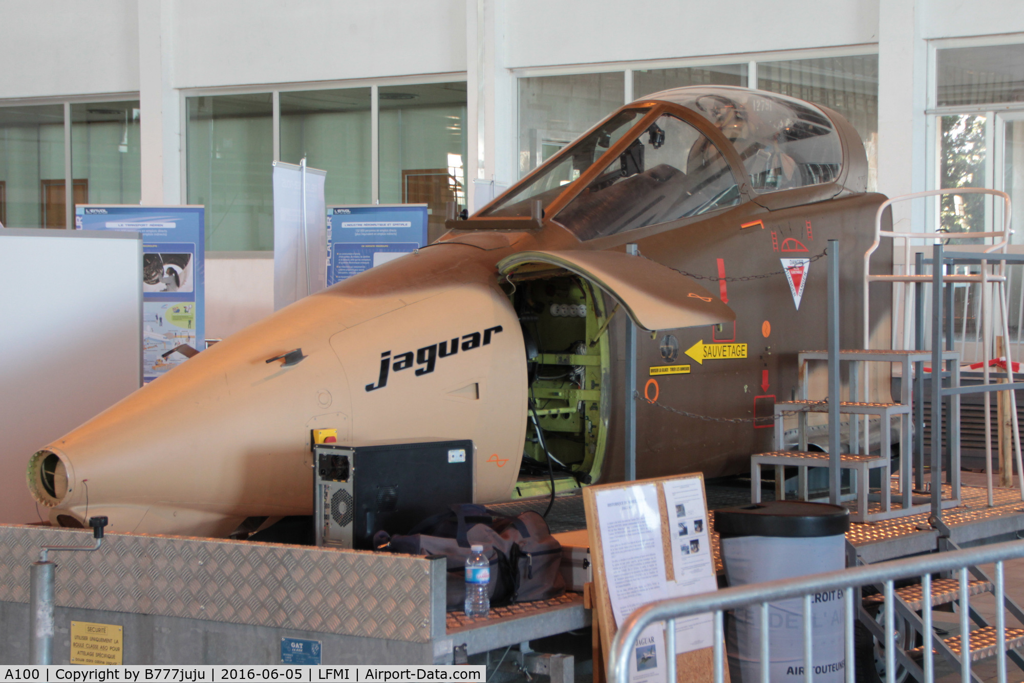 A100, Sepecat Jaguar A C/N A100, at Istres, now use for simulation