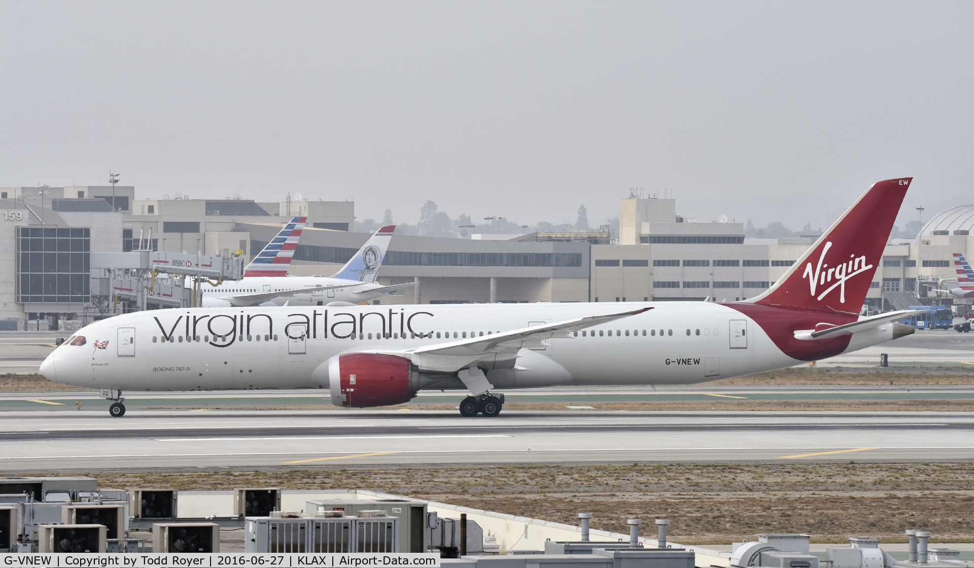 G-VNEW, 2014 Boeing 787-9 Dreamliner C/N 40956, Arriving at LAX