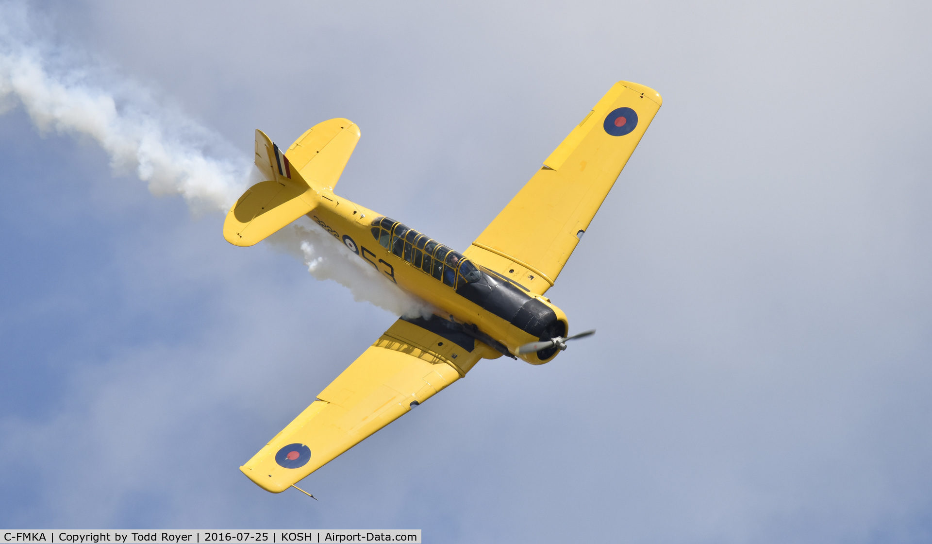 C-FMKA, 1941 Noorduyn AT-16 Harvard II C/N 75-3496, Airventure 2016