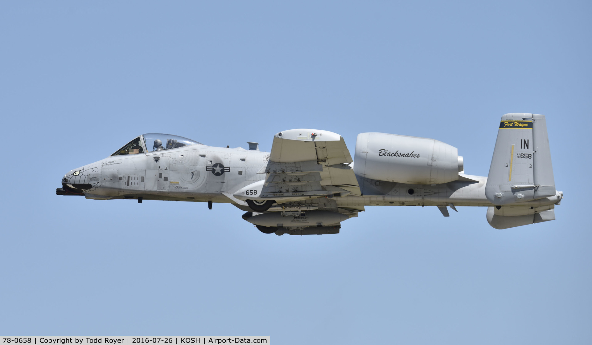 78-0658, 1978 Fairchild Republic A-10C Thunderbolt II C/N A10-0278, Airventure 2015