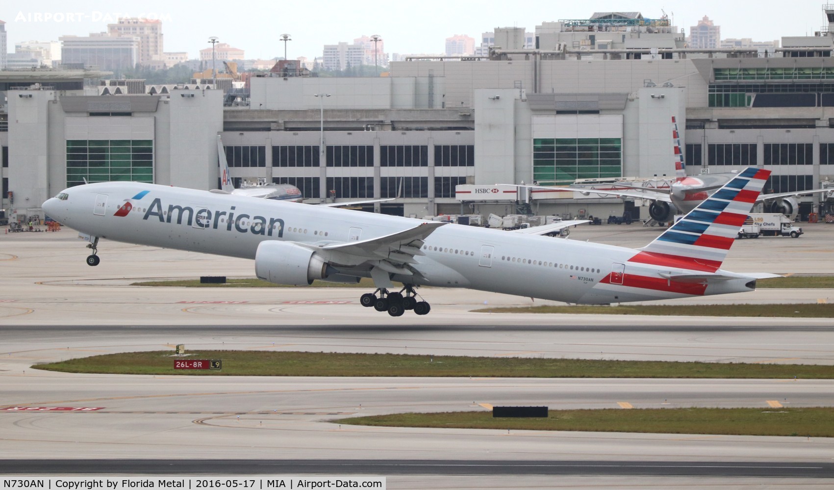N730AN, 2014 Boeing 777-323/ER C/N 31554, American