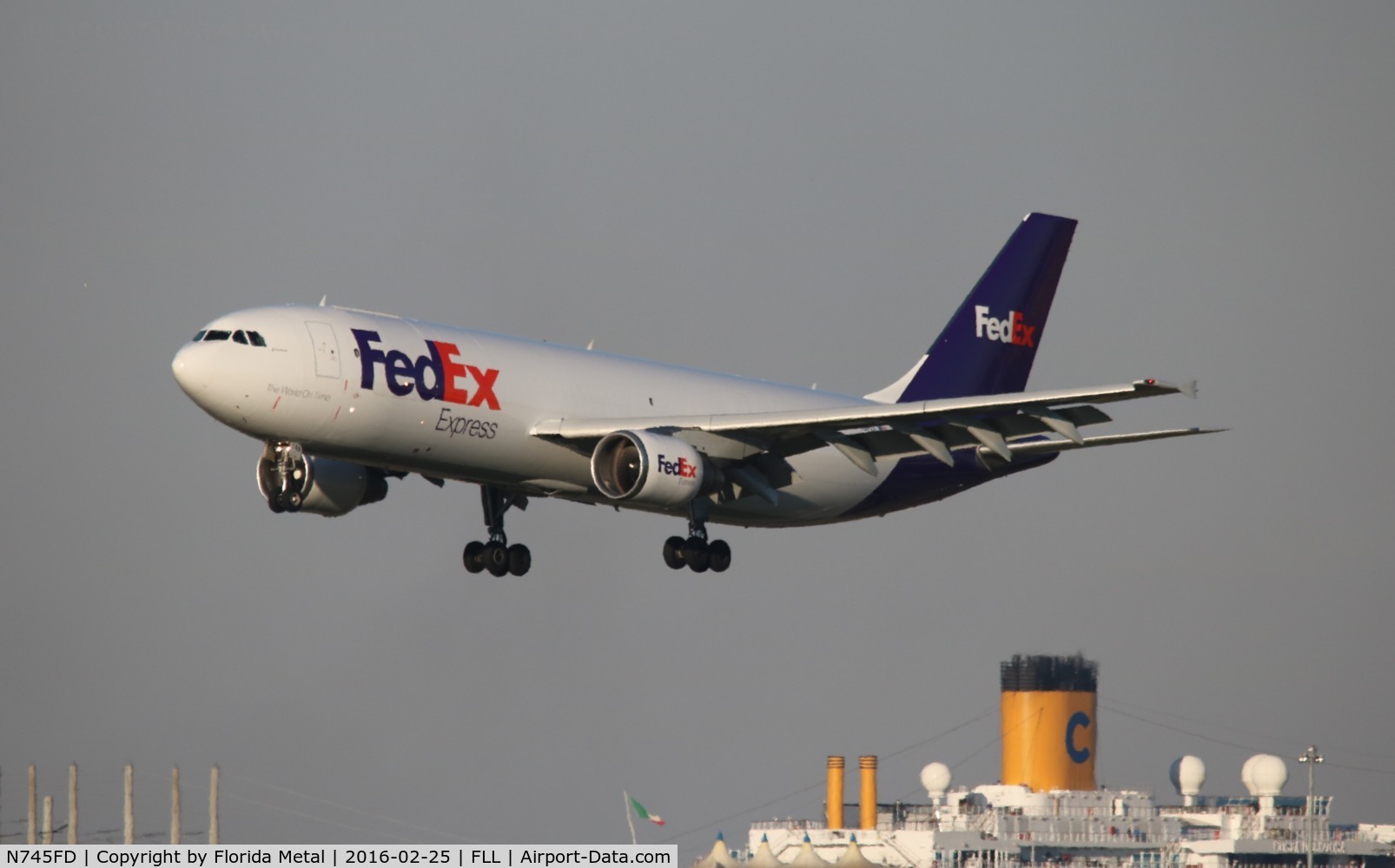 N745FD, 1992 Airbus A300B4-622R C/N 668, Fed Ex