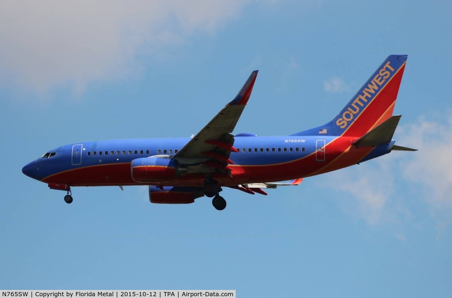 N765SW, 2000 Boeing 737-7H4 C/N 29805, Southwest