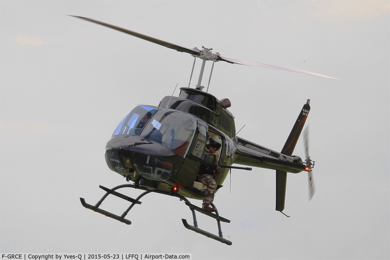 F-GRCE, Bell 206B JetRanger III C/N 1679, Bell 206B JetRanger III, On display, La Ferté-Alais airfield(LFFQ) Air show 2015