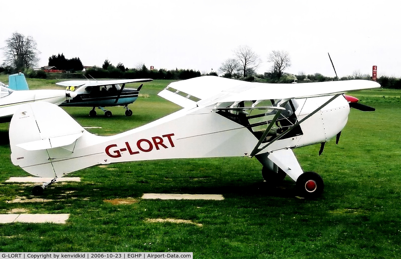 G-LORT, 1992 Avid Speedwing Mark IV C/N PFA 189-12219, At a Popham fly-in circa 2006.