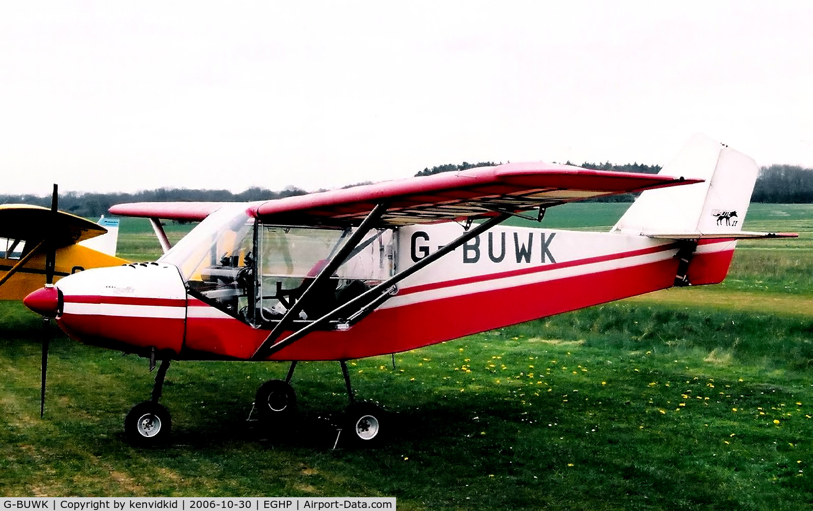 G-BUWK, 1993 Rans S-6ES Coyote II C/N PFA 204A-12448, At a Popham fly-in circa 2006.