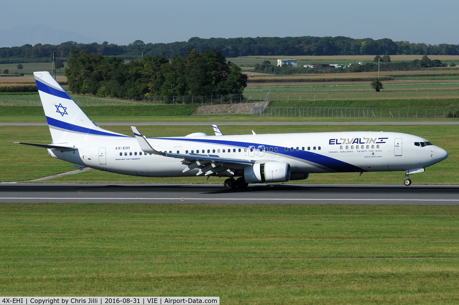 4X-EHI, 2016 Boeing 737-958/ER C/N 41559, El Al