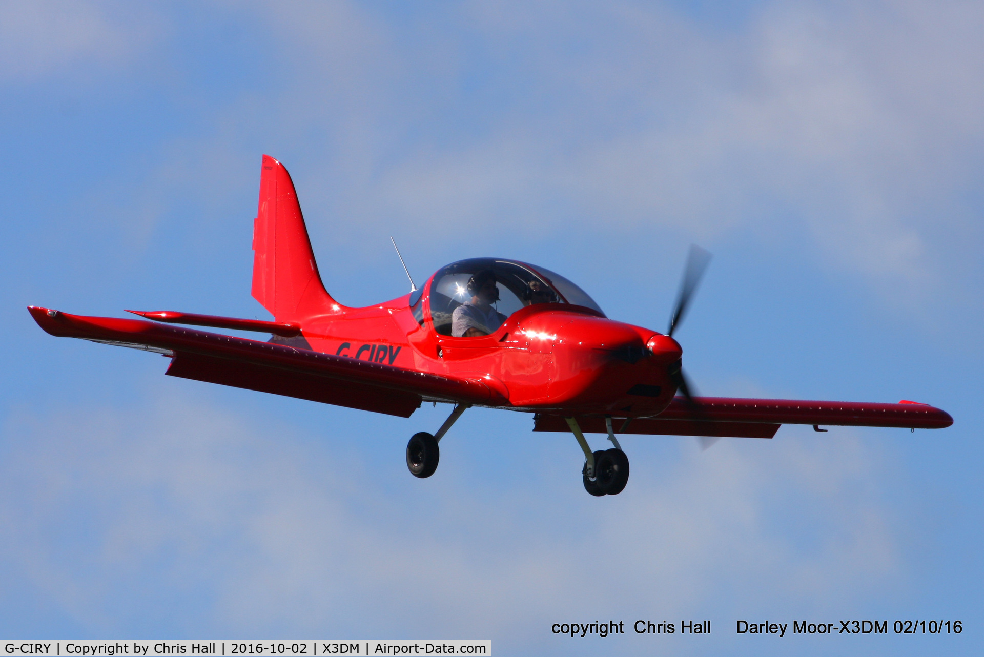 G-CIRY, 2015 Evektor EV-97 Eurostar SL C/N 2015-4222, at Darley Moor Airfield