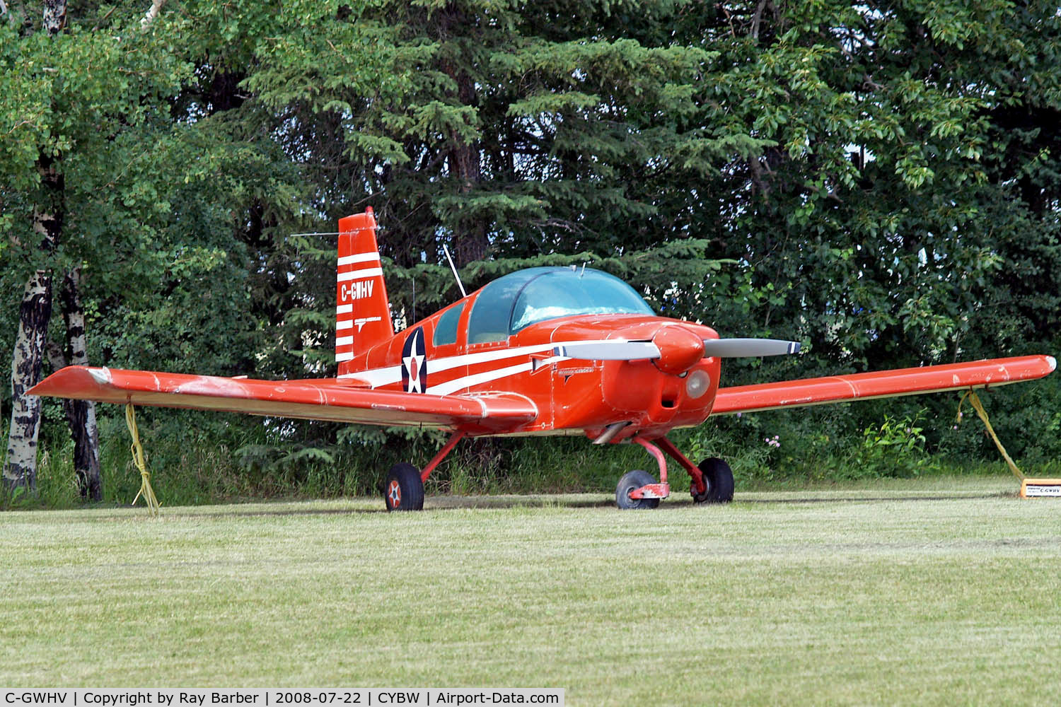C-GWHV, 1974 American Aviation AA-1B C/N AA1B-0439, American Aviation AA-1B Trainer 2 [AA1B-0439] Calgary Springbank~C 22/07/2008