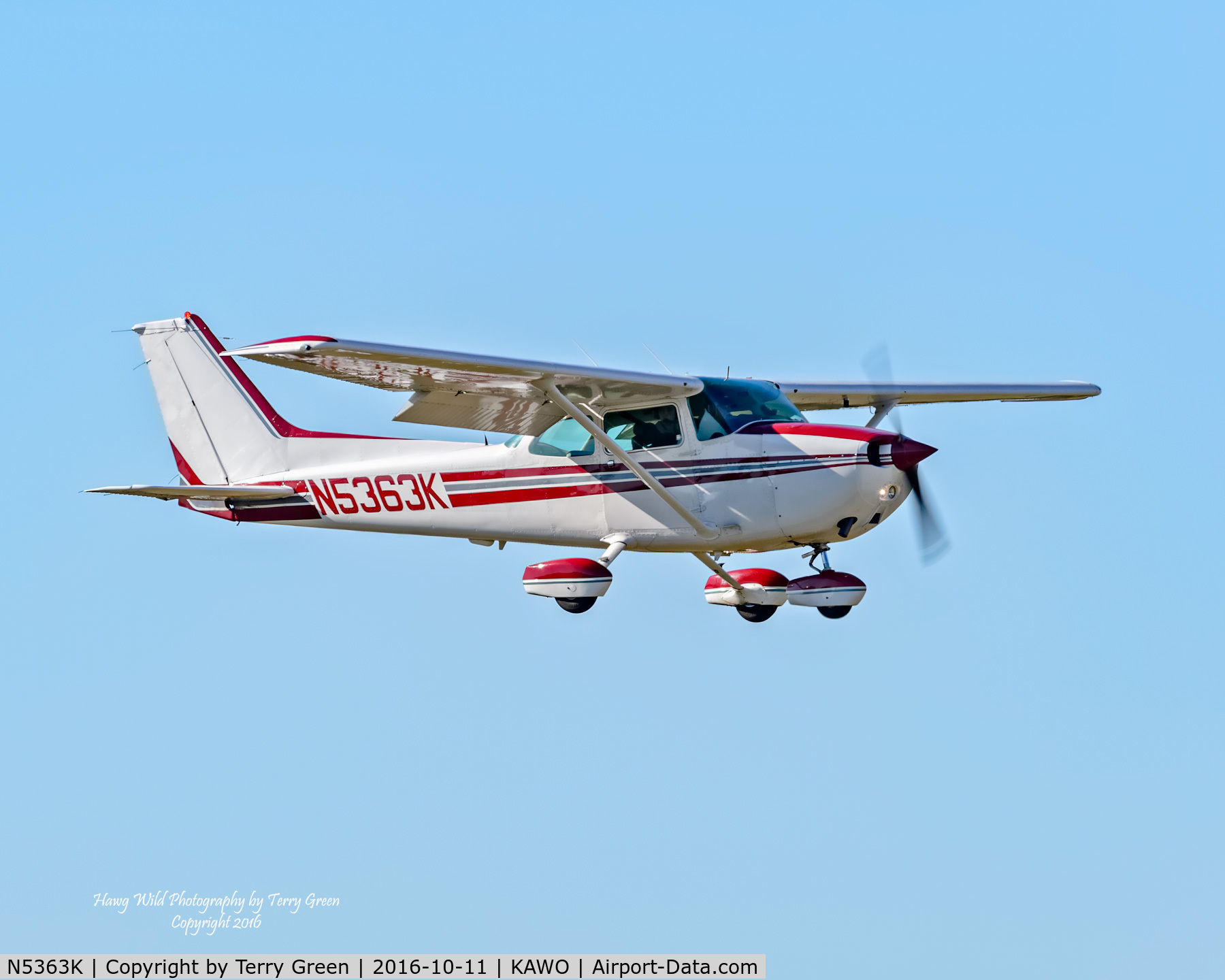 N5363K, 1980 Cessna 172P C/N 17274081, Arlington Airport