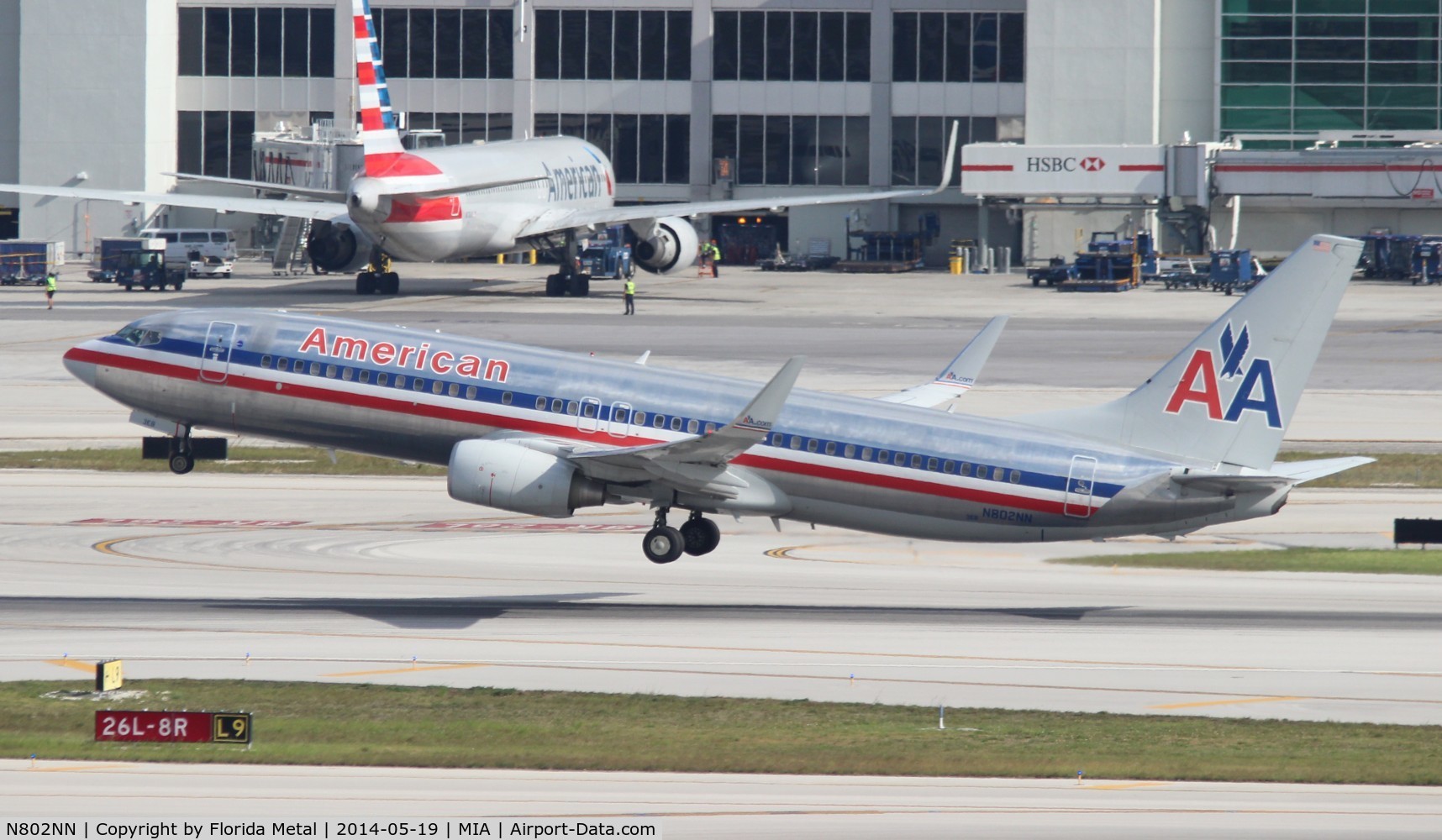 N802NN, 2009 Boeing 737-823 C/N 31073, American