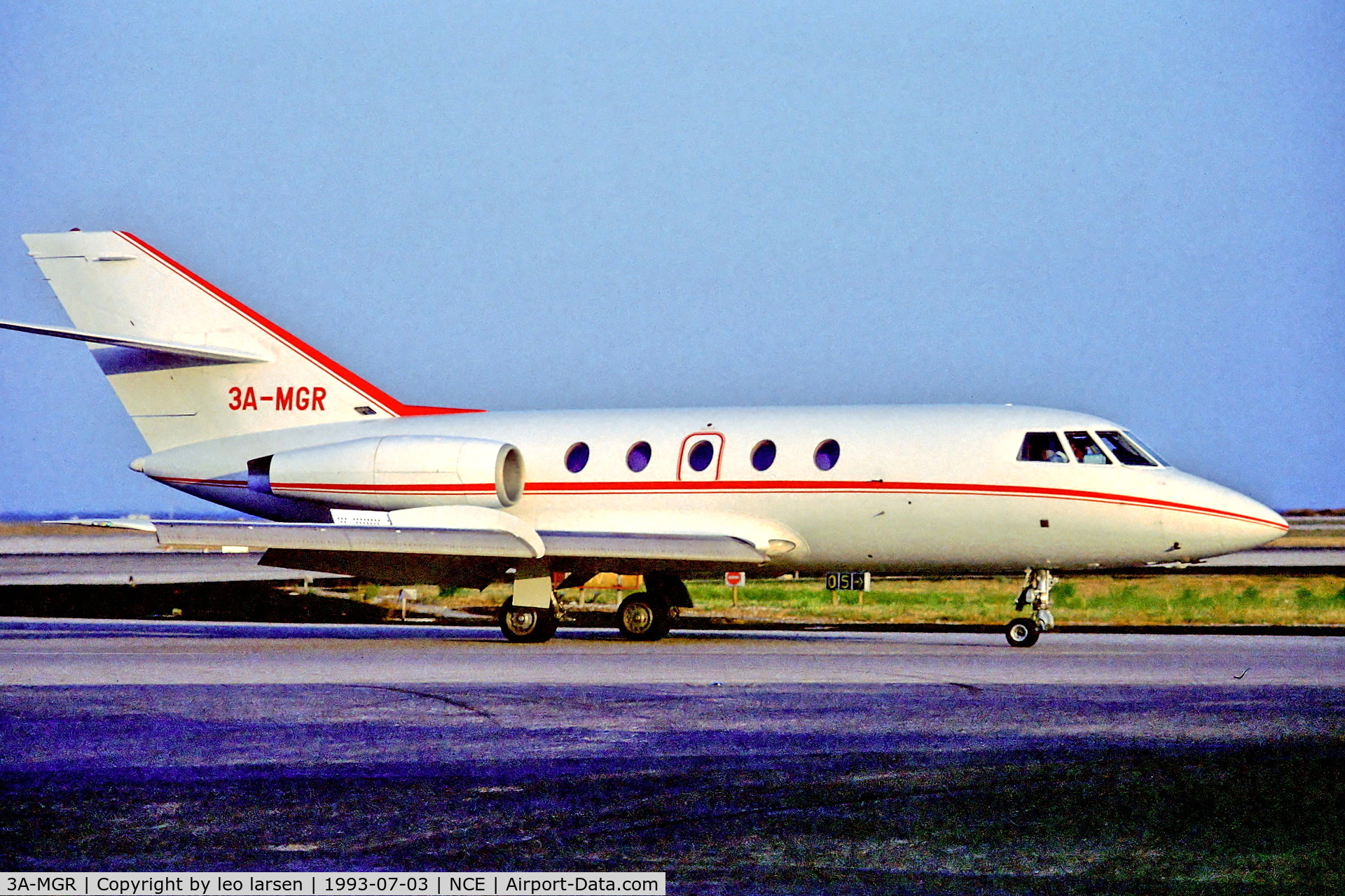 3A-MGR, 1985 Dassault Falcon (Mystere) 20F C/N 473, Nice 3.7.93