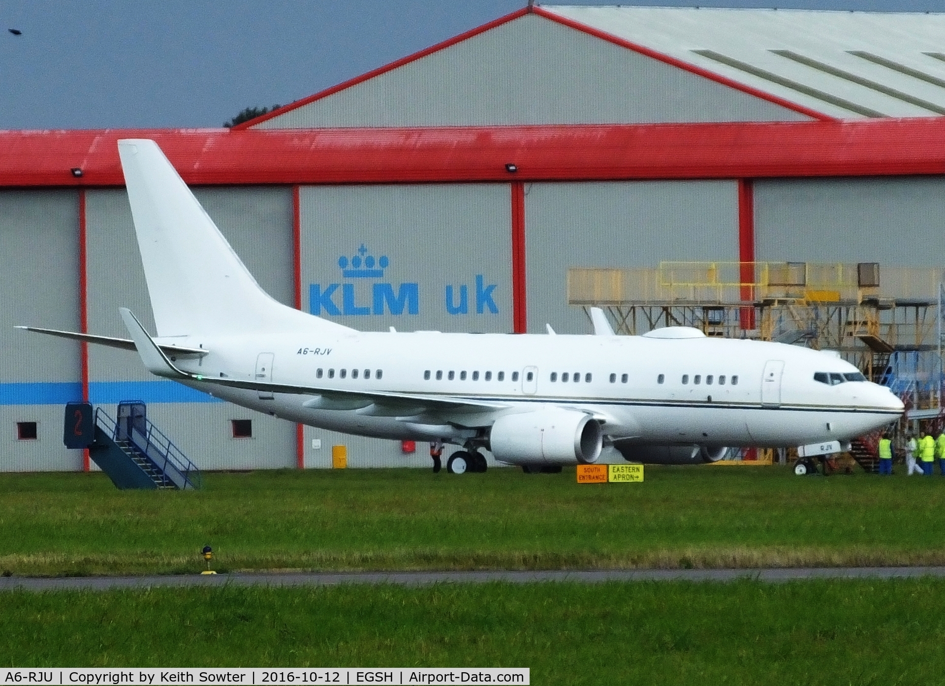 A6-RJU, 2015 Boeing 737-77W BBJ C/N 62468, Ready for an air test