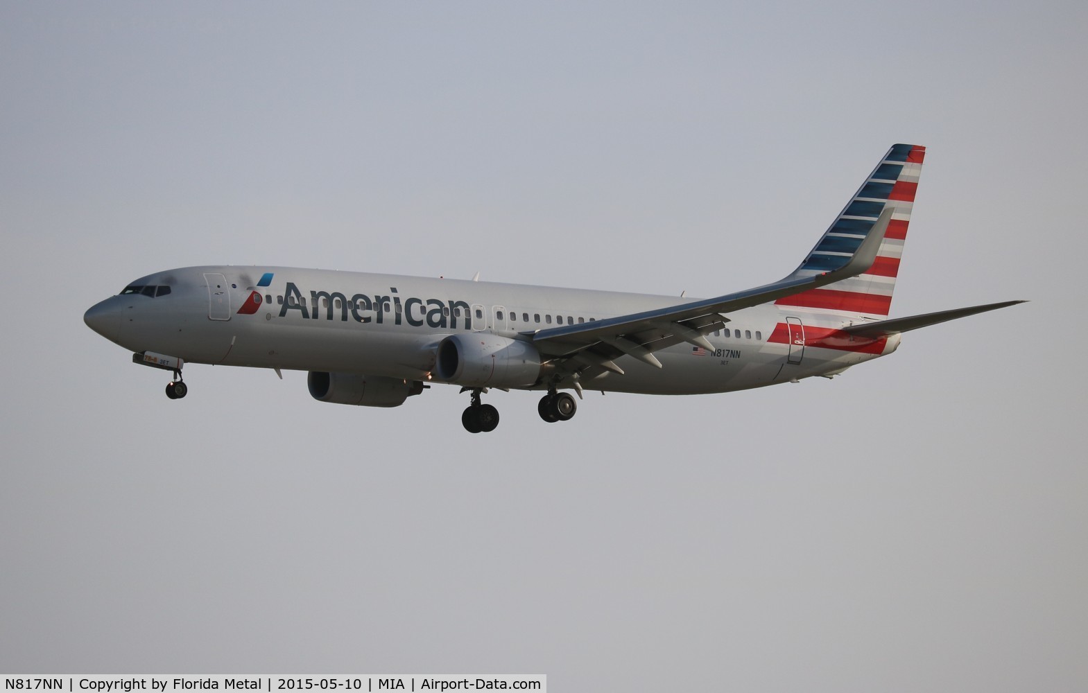 N817NN, 2009 Boeing 737-823 C/N 29558, American