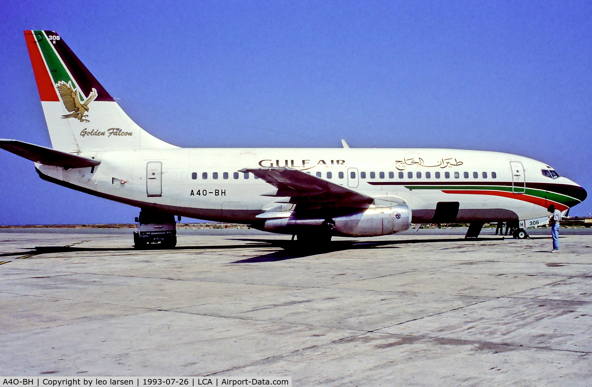 A4O-BH, 1978 Boeing 737-2P6 C/N 21612, Larnaca 26.7.93