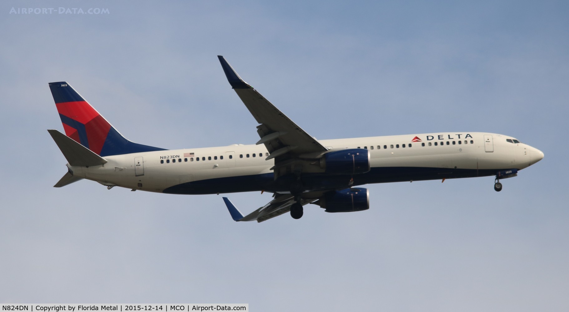 N824DN, 2014 Boeing 737-932/ER C/N 31935, Delta