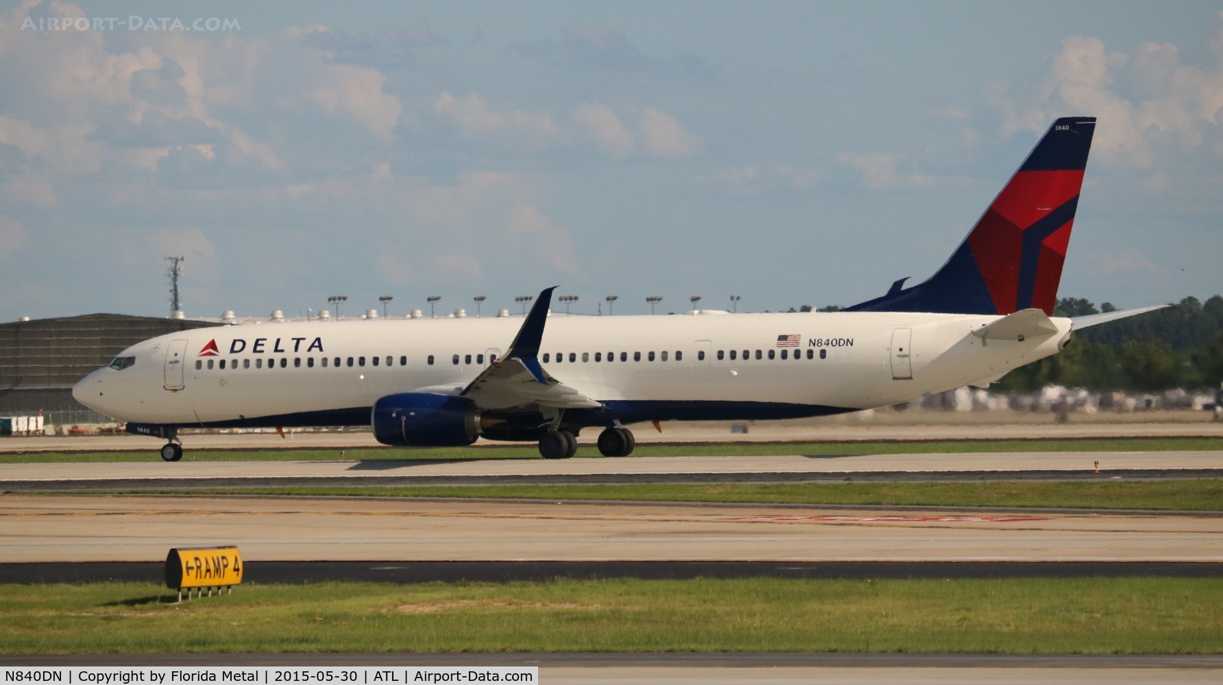 N840DN, 2015 Boeing 737-932/ER C/N 31951, Delta
