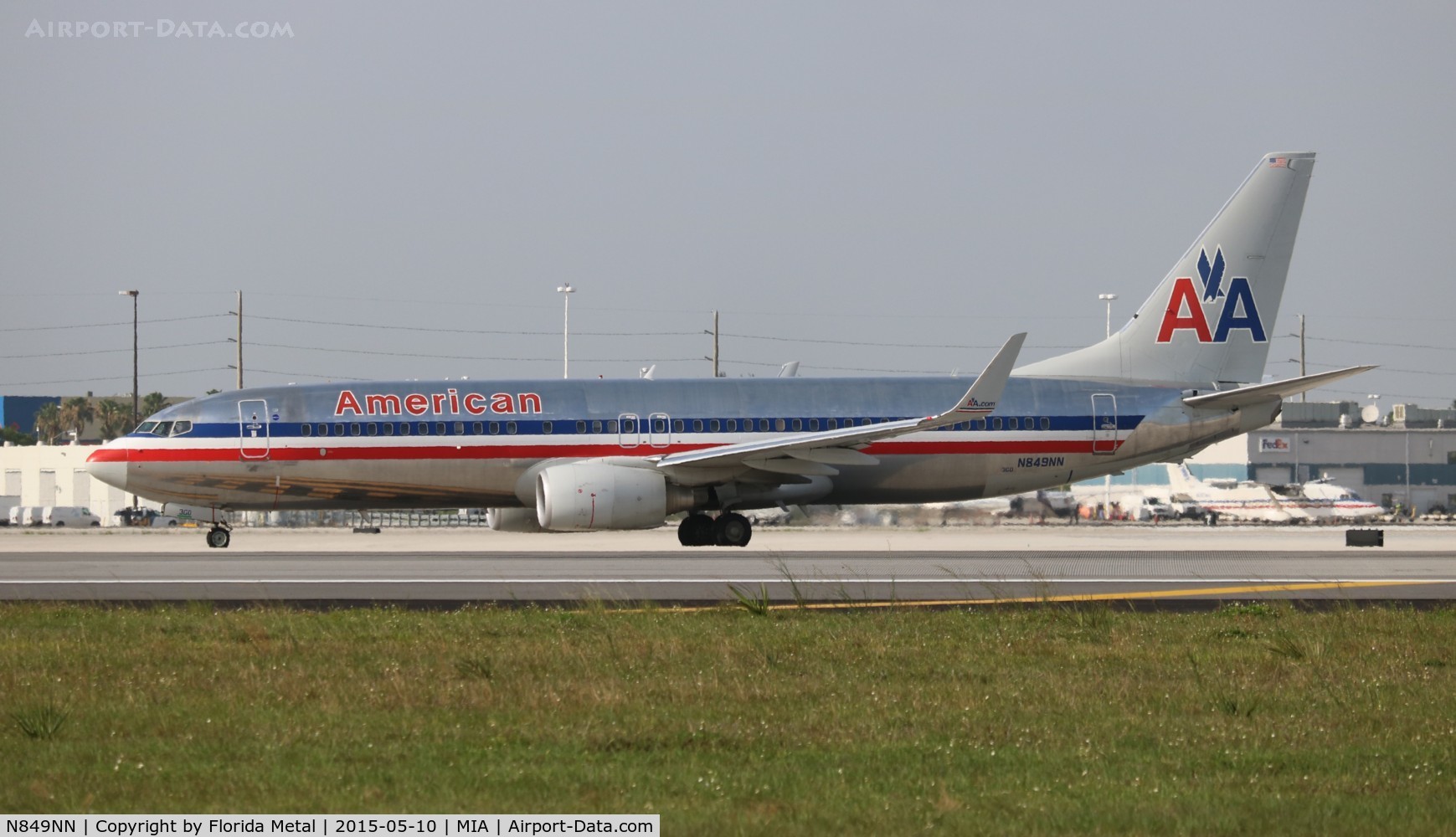 N849NN, Boeing 737-823 C/N 33213, American