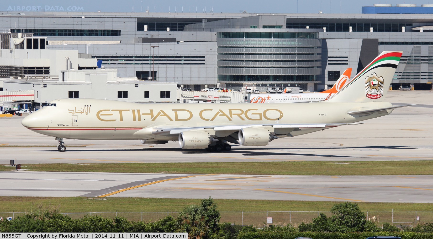 N855GT, 2013 Boeing 747-87UF C/N 37567, Etihad Cargo