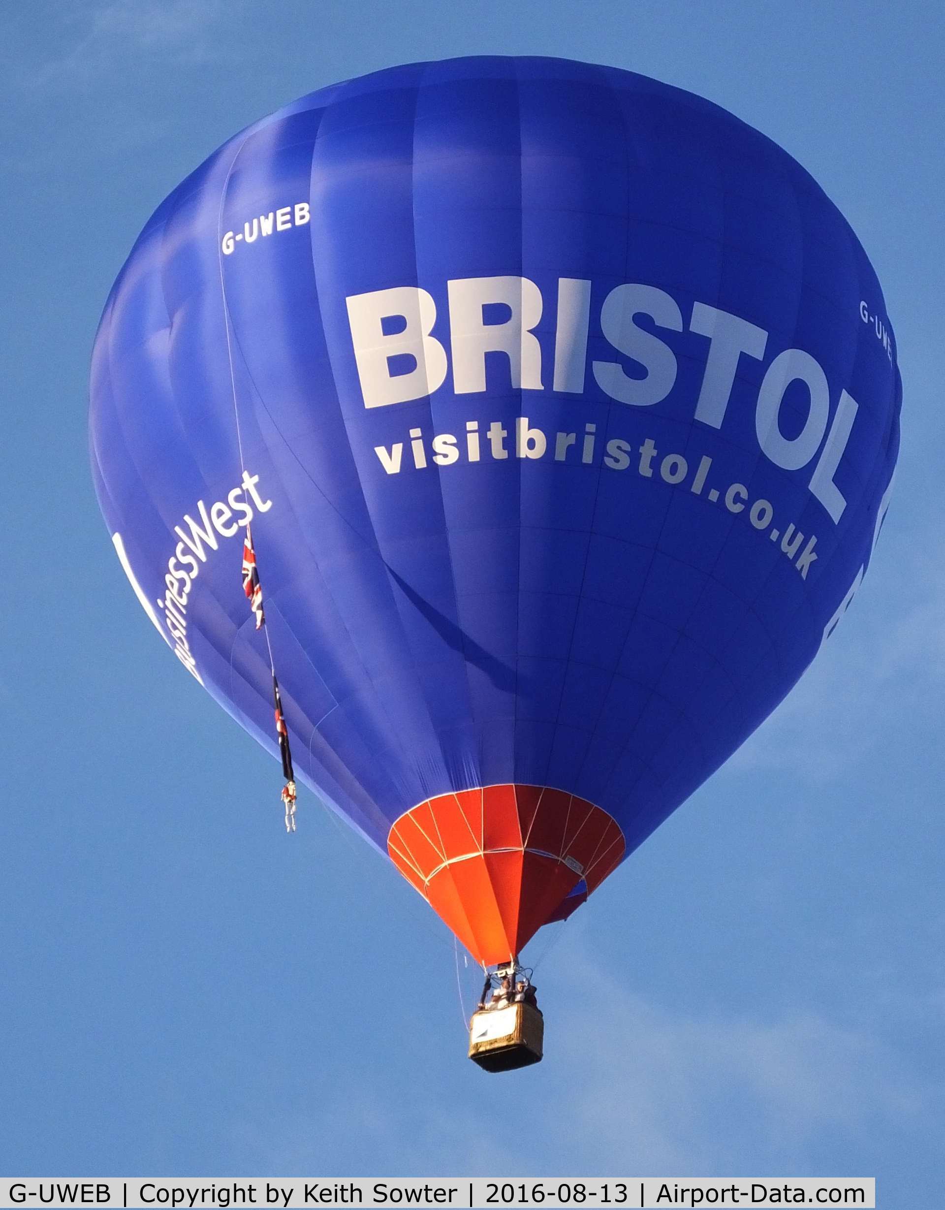 G-UWEB, 2015 Cameron Balloons Z-120 C/N 11927, BRISTOL BALLOON FIESTA