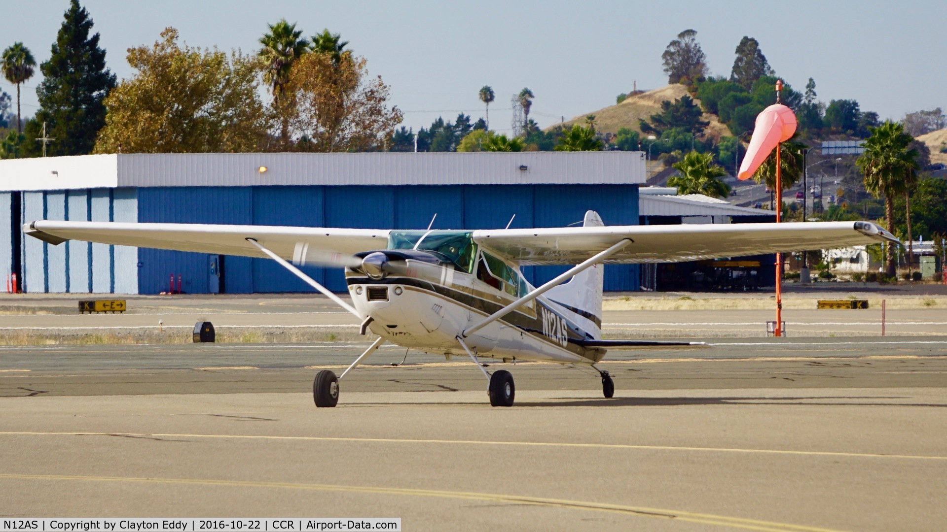 N12AS, 1973 Cessna A185F Skywagon 185 C/N 18502271, Concord Airport in California. 2016.
