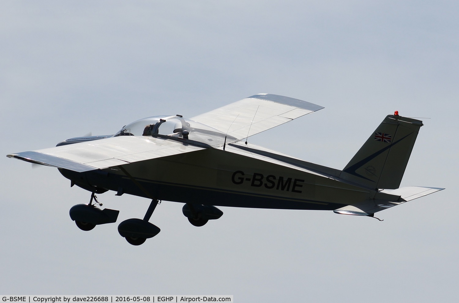 G-BSME, 1966 Bolkow Bo-208C Junior C/N 596, G BSME - Takeoff from Popham at the Vans Flyin EGHP