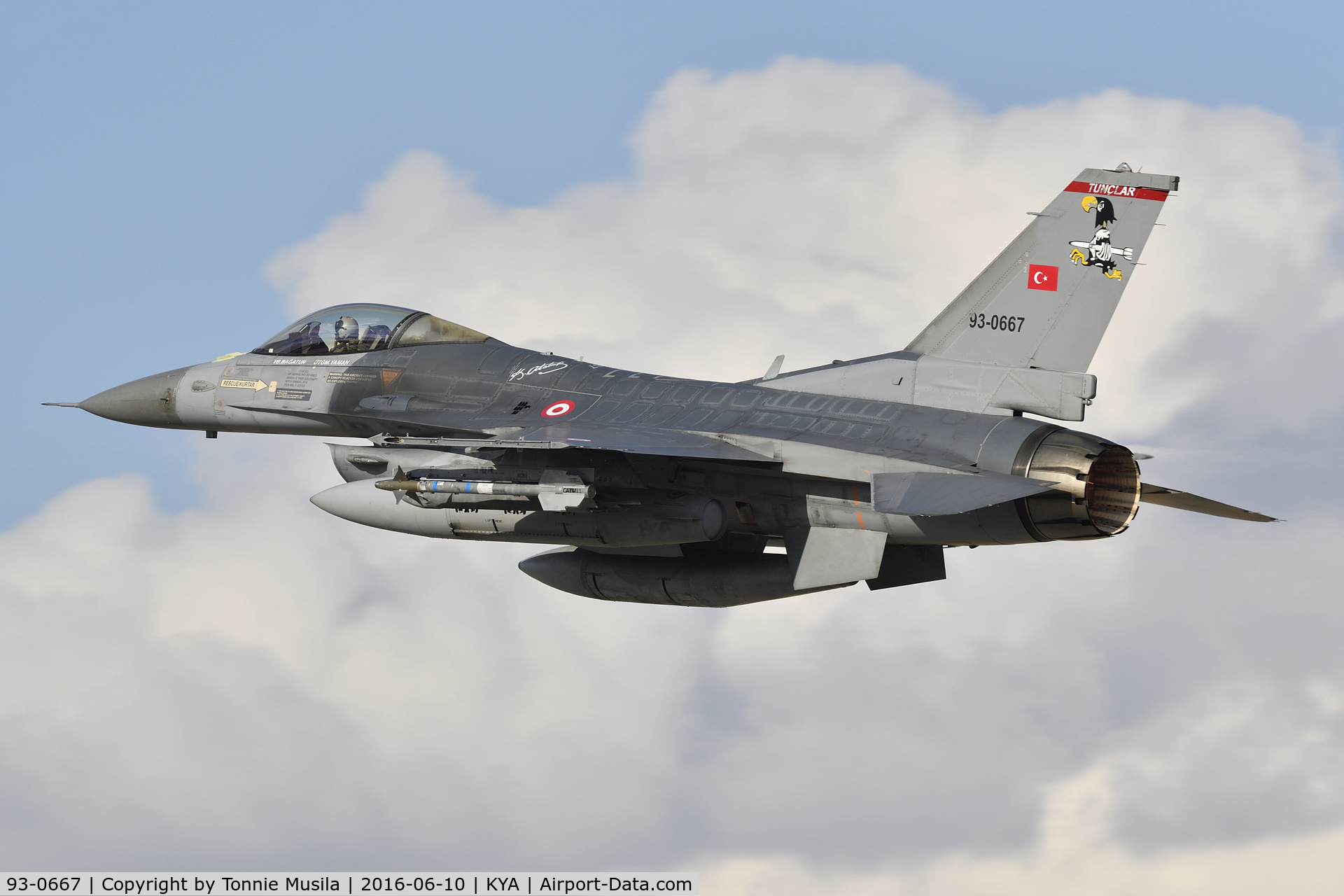 93-0667, TAI (Turkish Aerospace Industries) F-16C Fighting Falcon C/N HC-11, F-16C block 50 Fighting Falcon, 93-0667. Anatolian Eagle Exercise 2016, Konya, Turkey?
